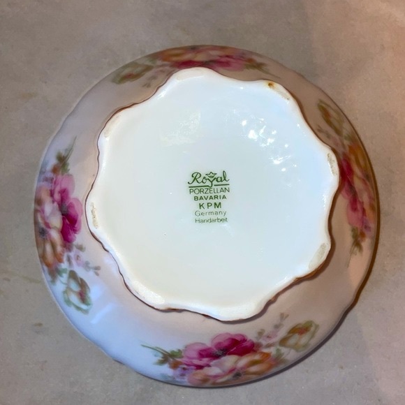 Royal Porzellan Bavaria KPM Hand Thrown Covered Bowl Vintage Made in Germany - Picture 10 of 13